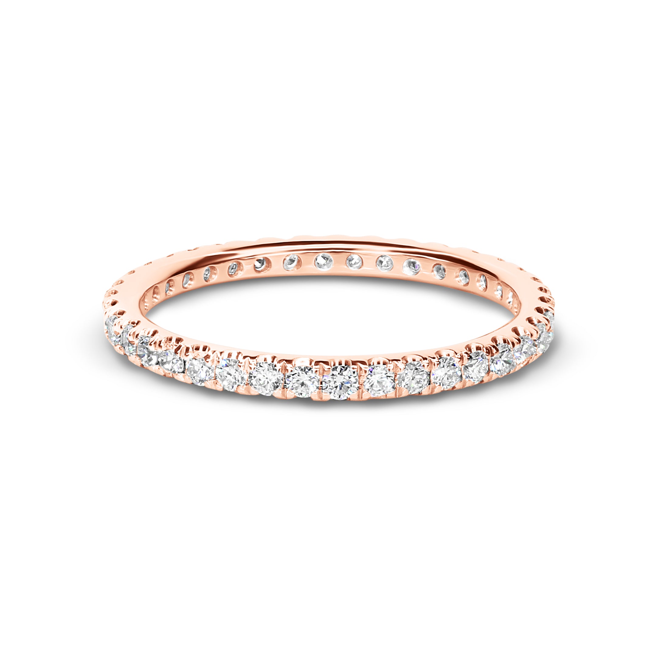Petit Scallop Wedding Band