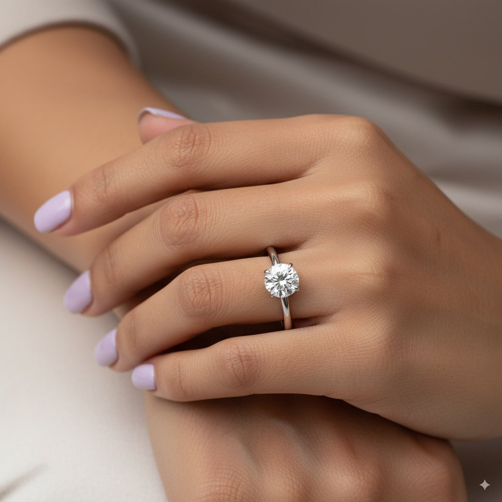 Heritage Classic Round Cut Engagement Ring