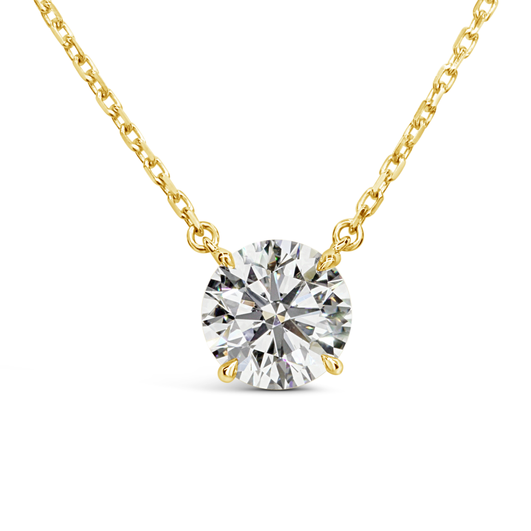 Heritage Classic 4-Prong Diamond Pendant