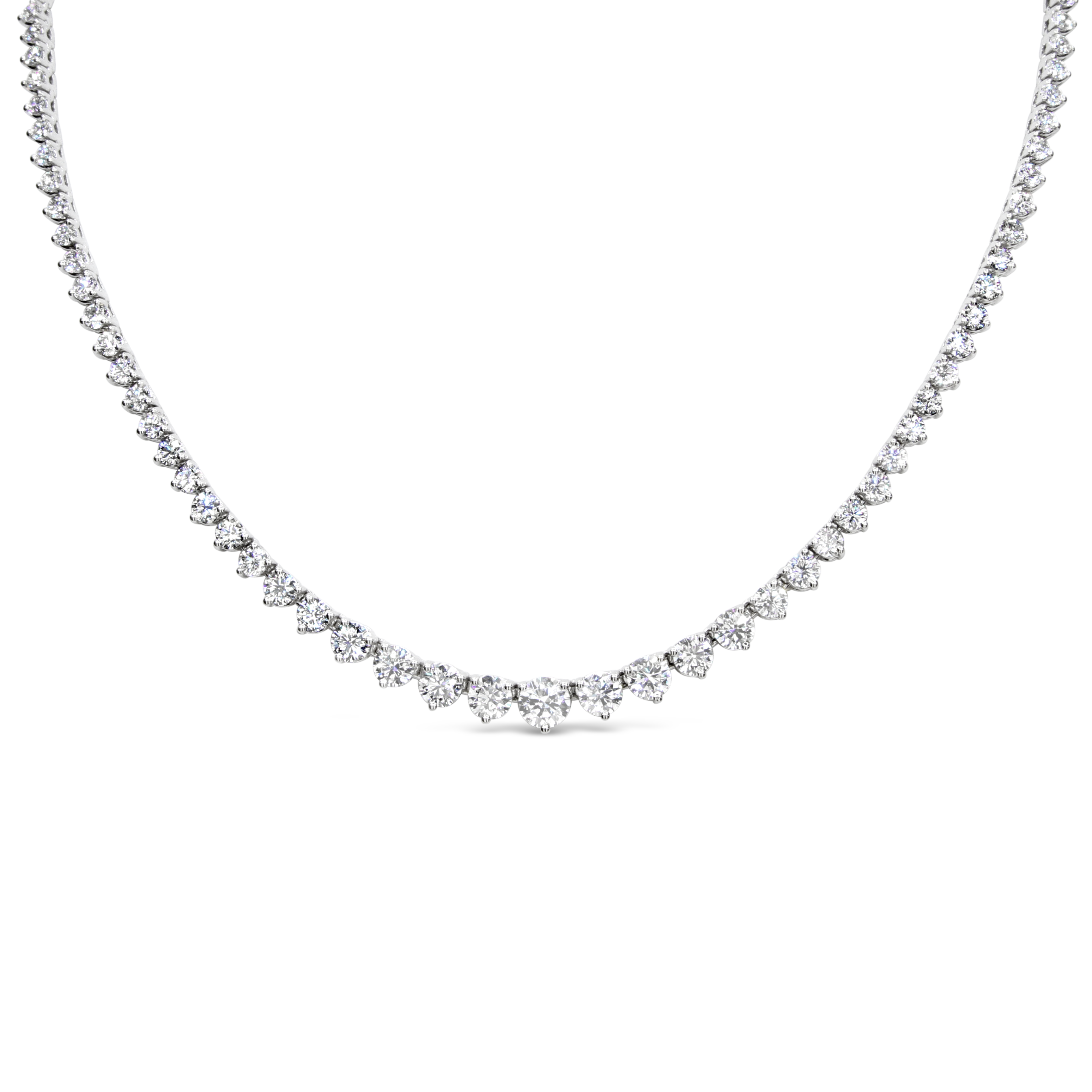 Trinity Brilliance Diamond Graduating Tennis Necklace